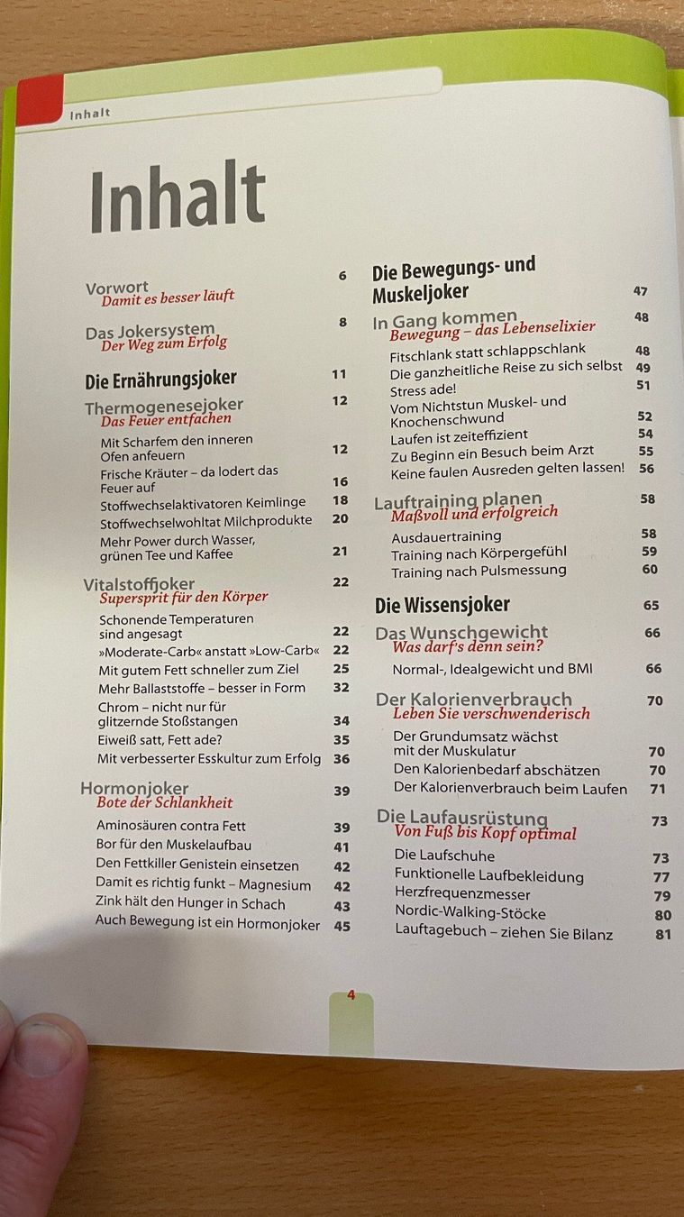 Livres: Die Lauf-Diät – D'occasion à Glattfelden par cybermaxx 2