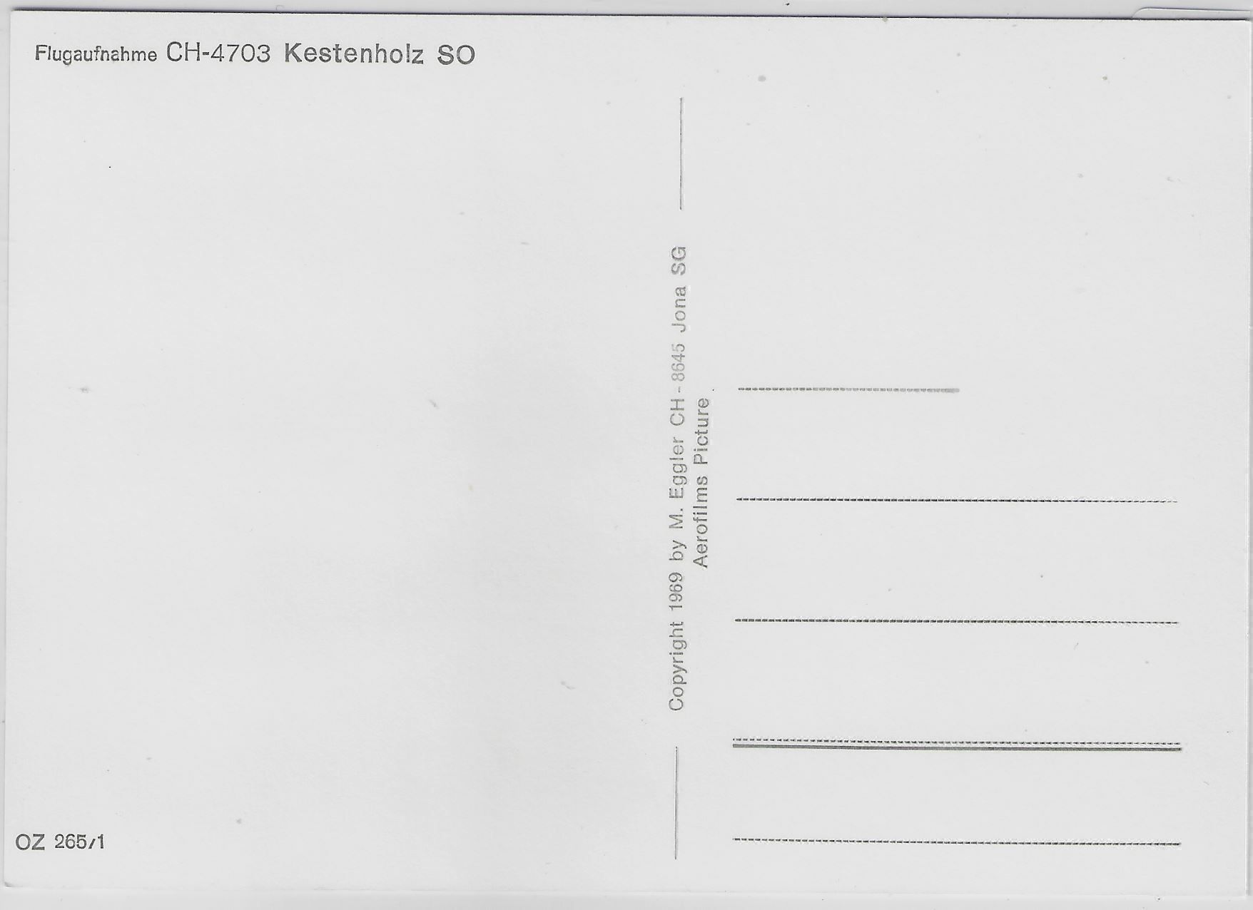 Cartoline postali: Flugaufnahme Kestenholz SO – Antico da Ettingen venduto da Kartenplanet 1