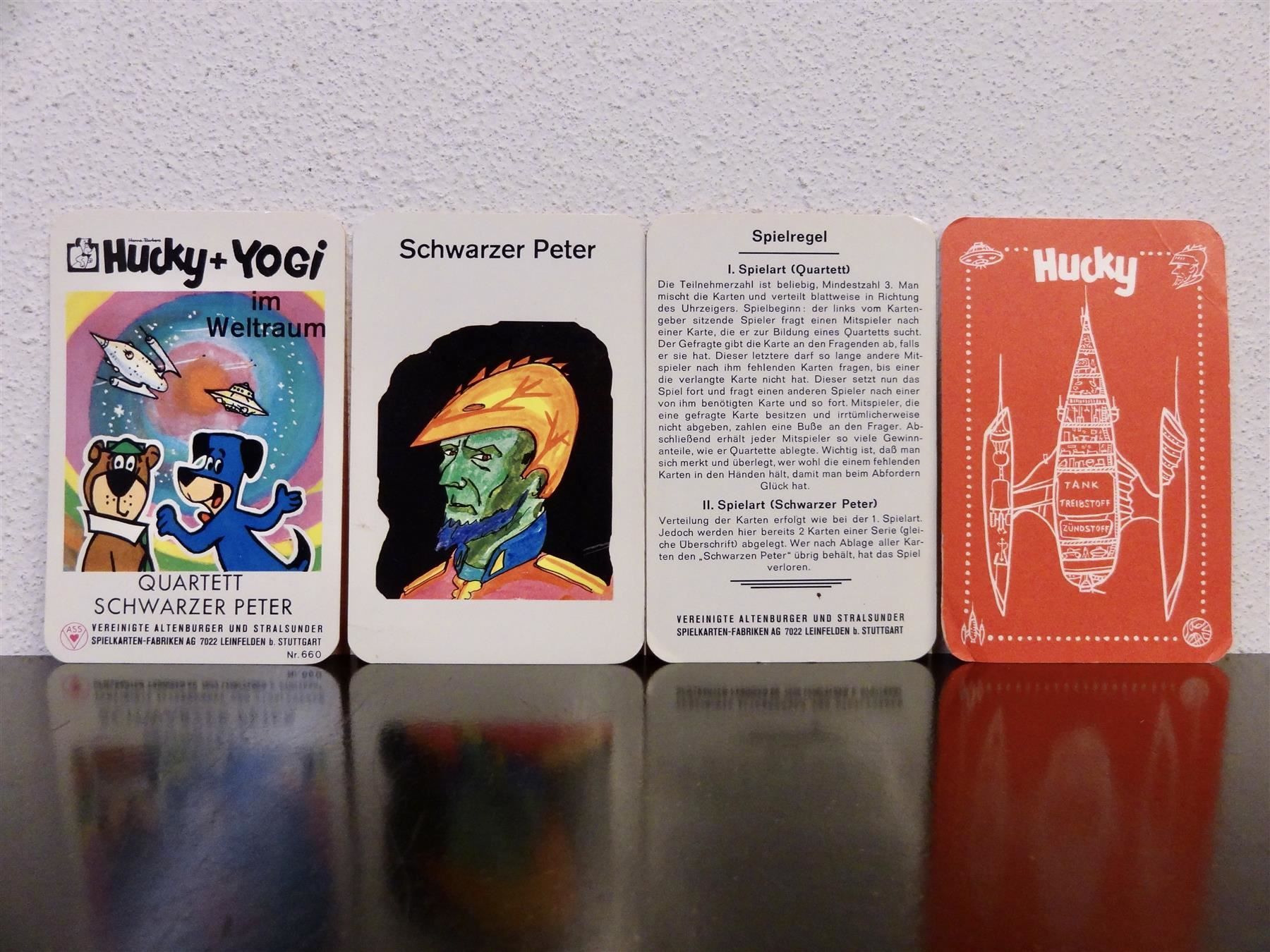 Giochi: Quartett HUCKY + YOGI SCHWARZER PETER – Usato da Kerzers venduto da wisaundso 3