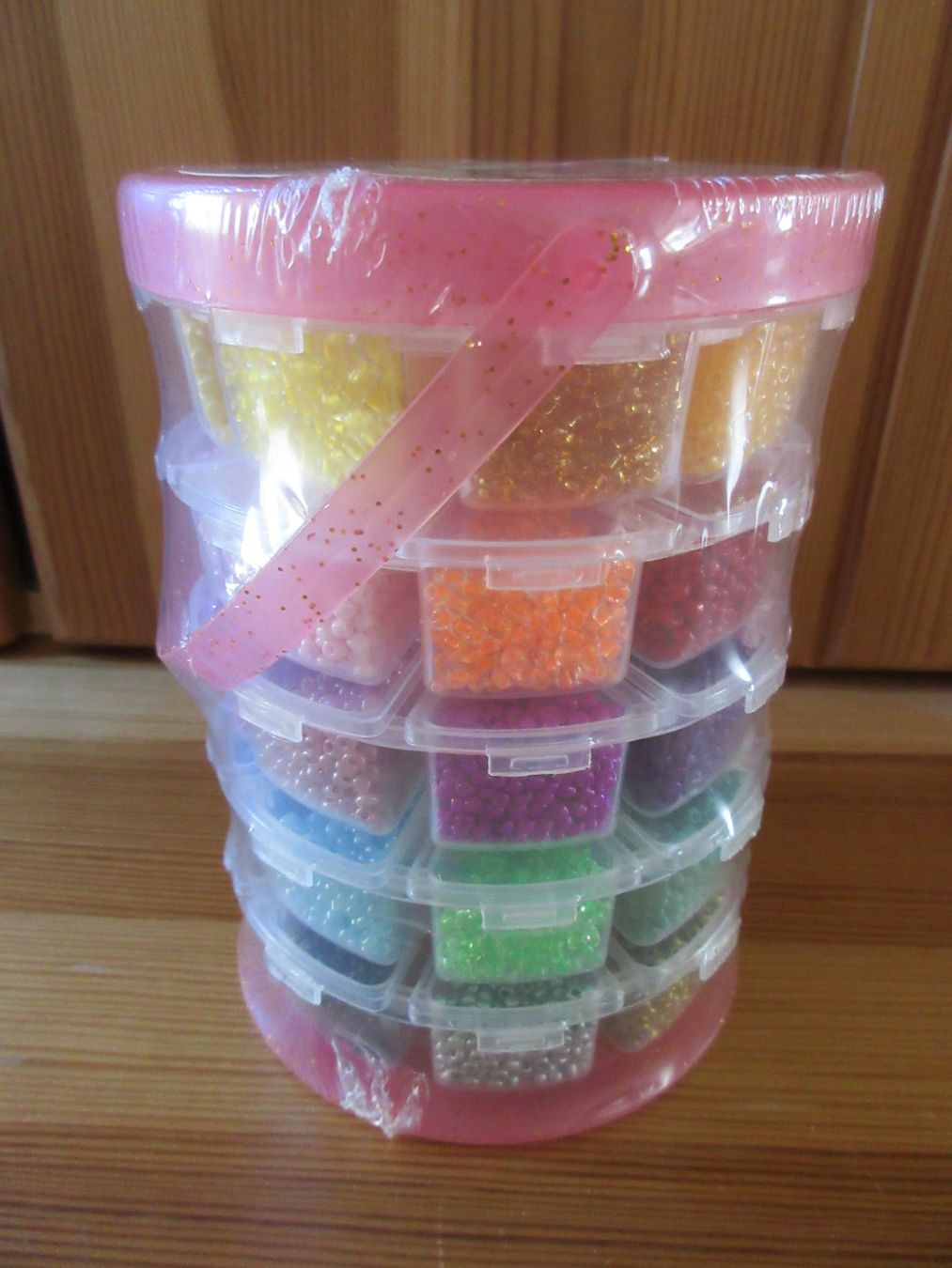 Perlen (unechte): Rocaille Perlenset Box 40 Farben – Neu und originalverpackt aus Kaisten von renault015 3