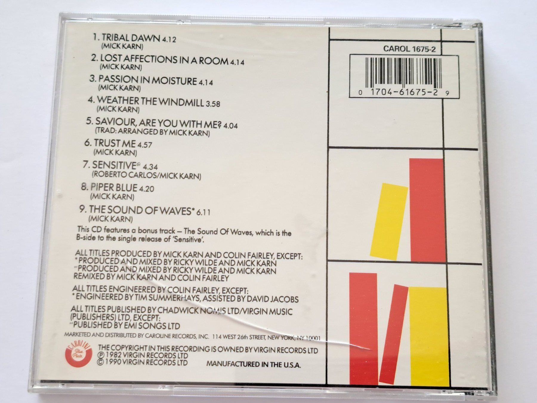 CDs: CD Mick Karn – Titles – Gebraucht aus Pully von bro_n52j 1