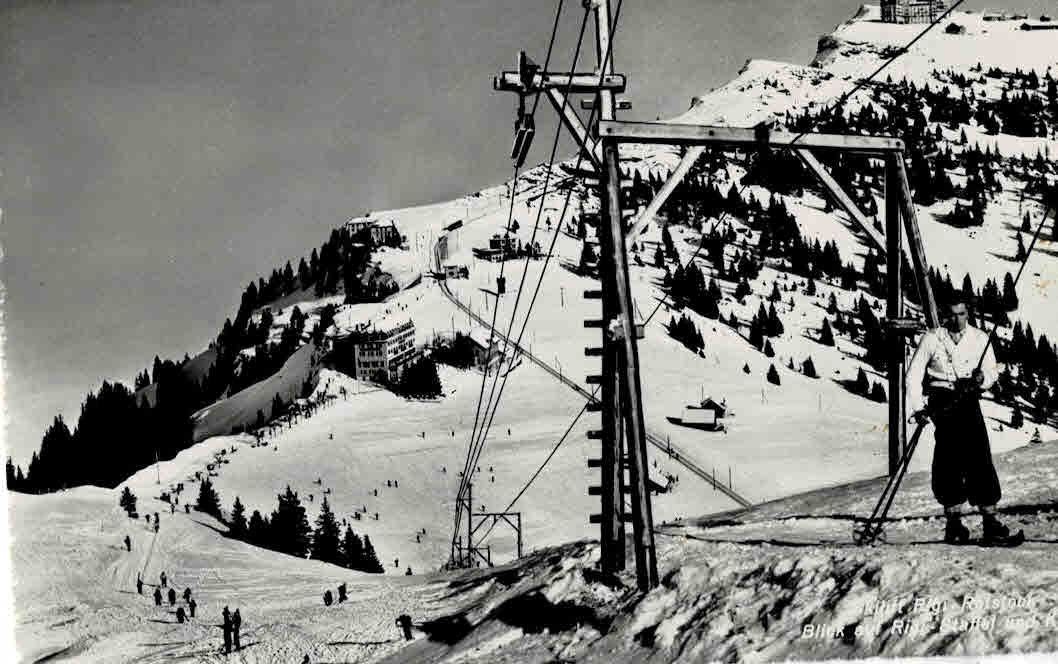 Cartoline postali: Goldau mit Skilift – Usato da Sulz AG venduto da Oberdanne8