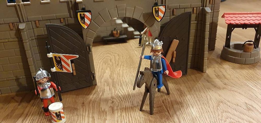PLAYMOBIL SYSTÈME 3450 Château Médiéval Un Vintage Du 1977 Geobra EUR