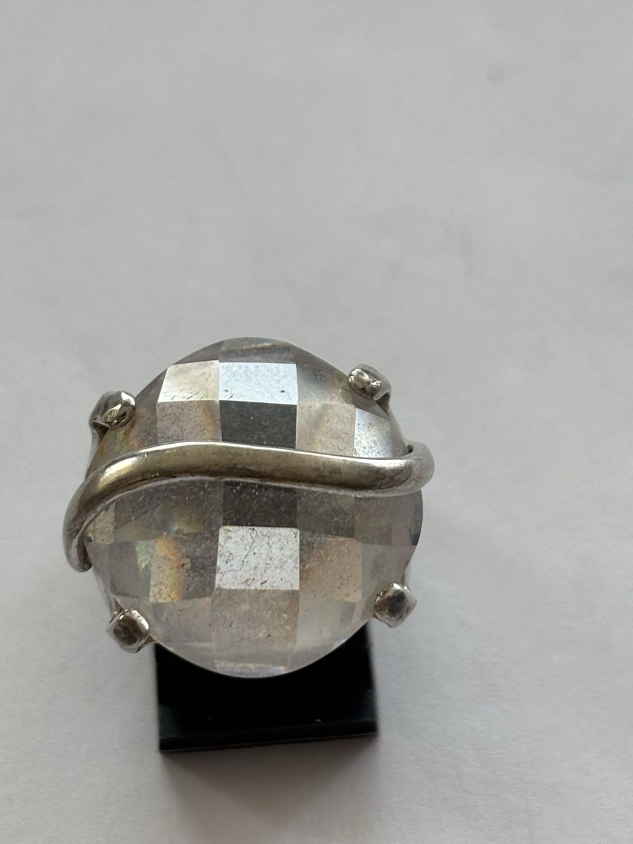 Anelli: Ring mit geschliffenemStein Silber 925 gebraucht – Usato da Langnau am Albis venduto da flusspflege 1