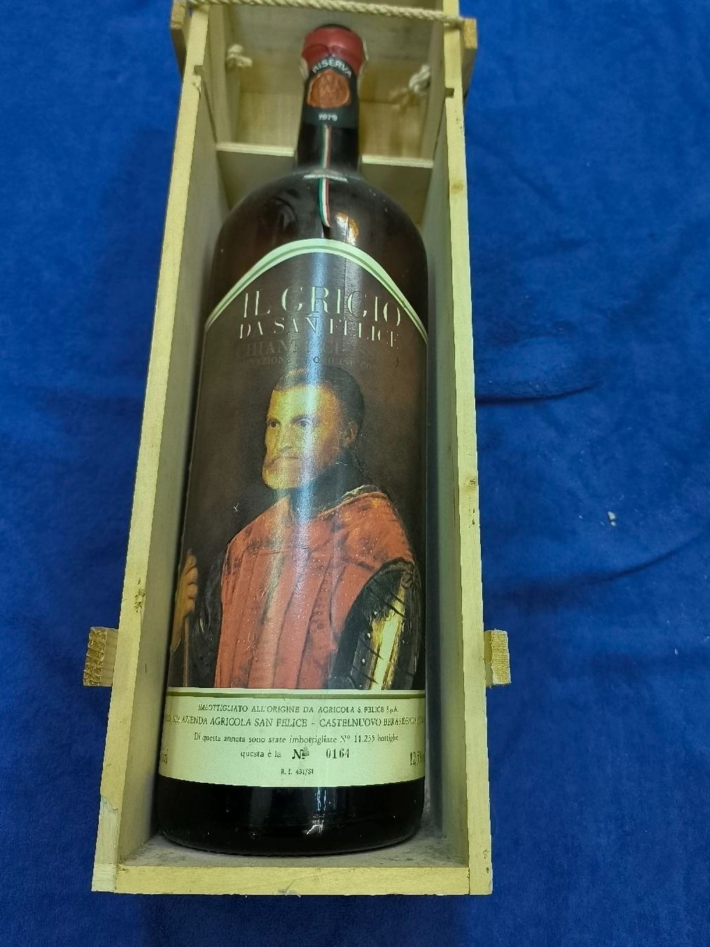 Tutte le decorazioni: Vintage Il Grigio Chianti Classico Riserva 1979 LEER Deko – Usato da Oberwil b. Zug venduto da Gto469
