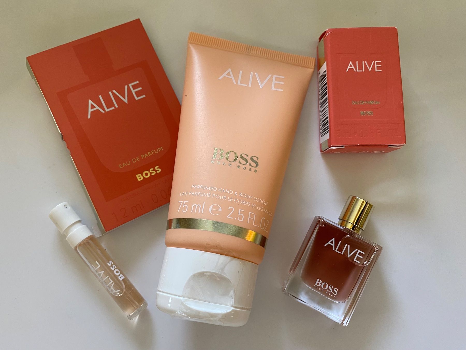 Hugo Boss Parfum & Eau de Toilette: Miniatures Alive d'Hugo Boss – Neu und originalverpackt aus Bouveret von wes_7zll