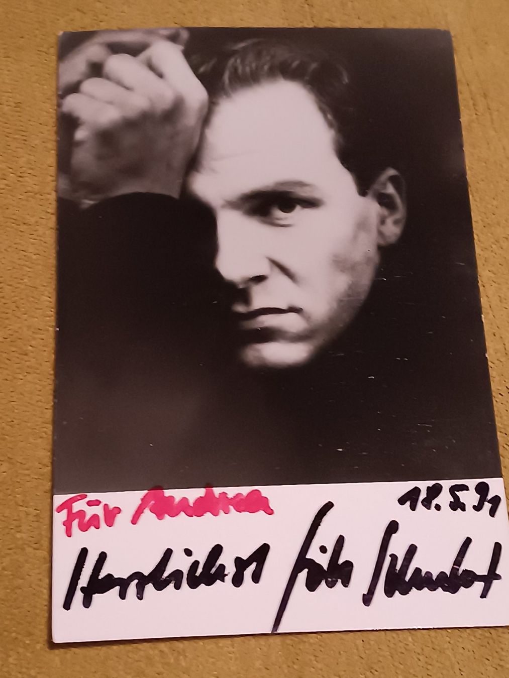 Autographes: Götz Schubert - handsigniert – D'occasion à Menziken par Autogramme