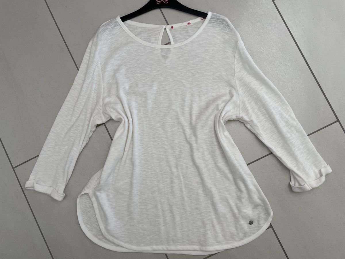 S.Oliver Camicette: S. Oliver Weisse Damenbluse Gr L – Usato da Rüti ZH venduto da kar_xx9l 1