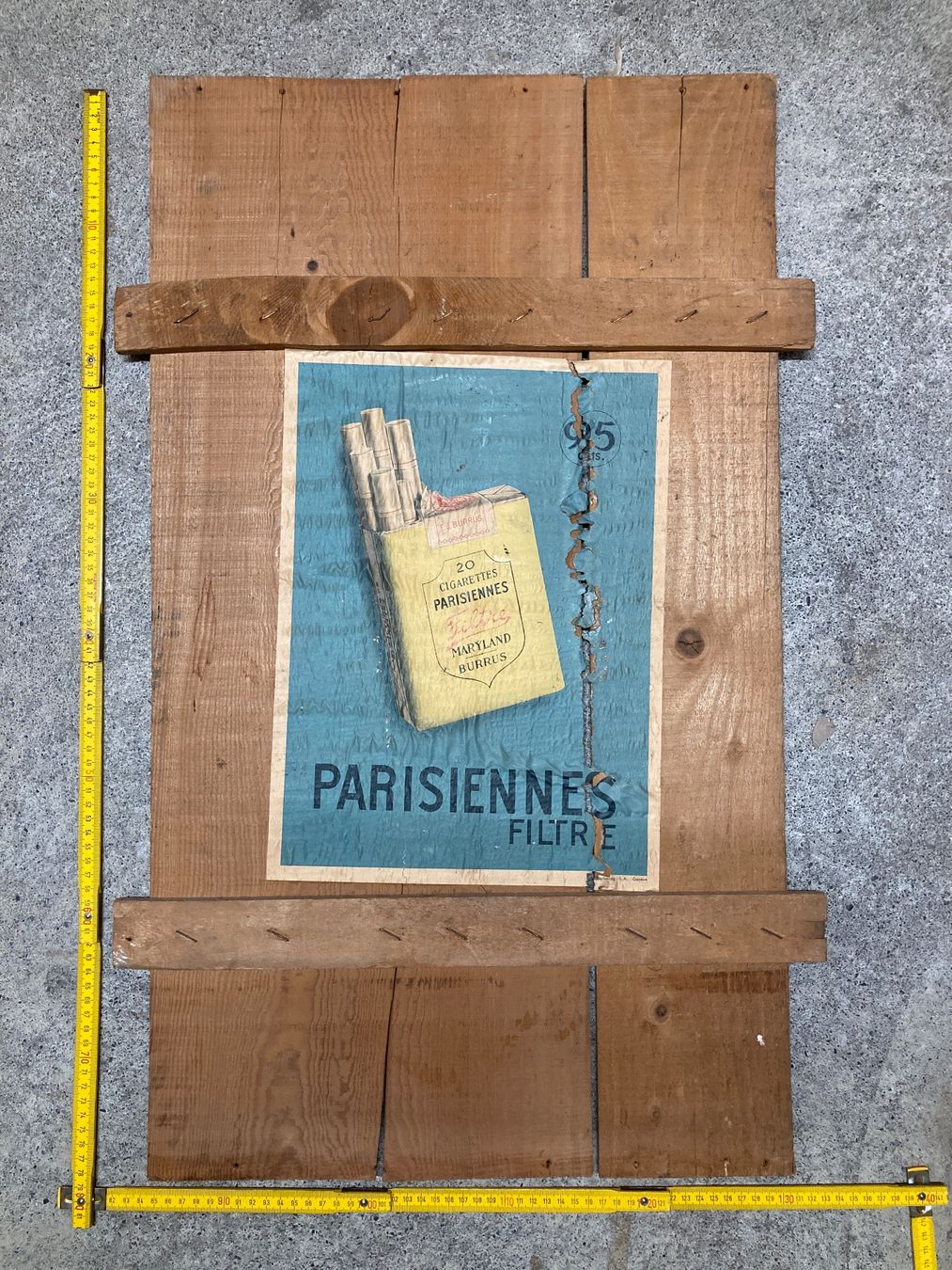 Foto & Immagini: WERBUNG PARISIENNE AUF HOLZ – Usato da Luzern venduto da felicebruno 1
