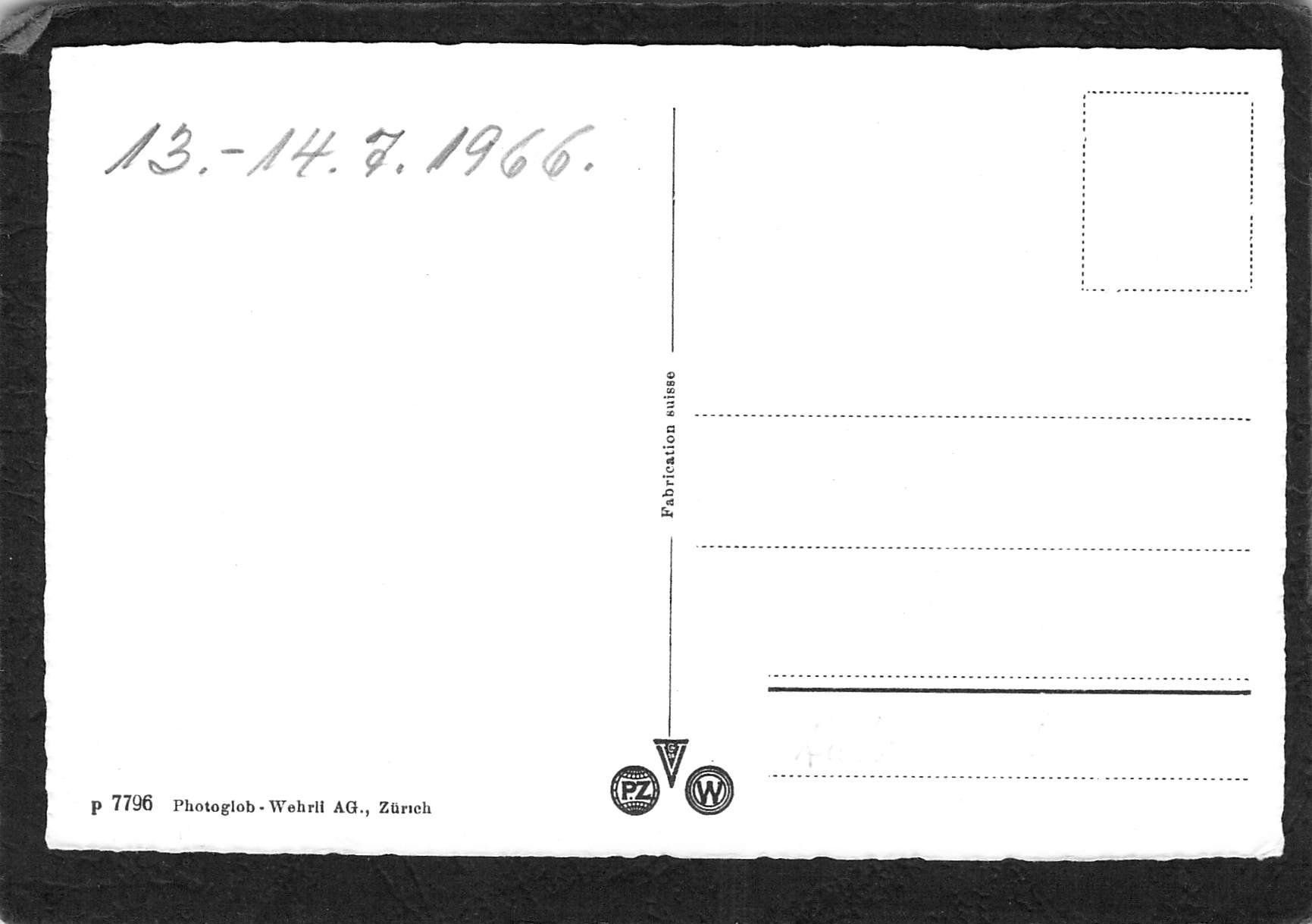 Cartoline postali: Gstaad BE , Oldtimer , datiert 1966 – Usato da Reichenburg venduto da Pipo-67 1
