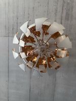 Hängeleuchte Kugellampe Weiss/Kupfer, schönes Design, 🇨🇭