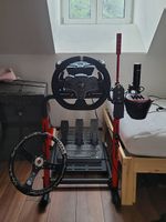 SimRacing Setup: Moza R5, Wheel Stand NLR, viel Zubehör