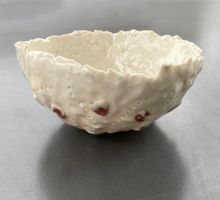 Apéroschale mit Tüpfli-/Lochmuster