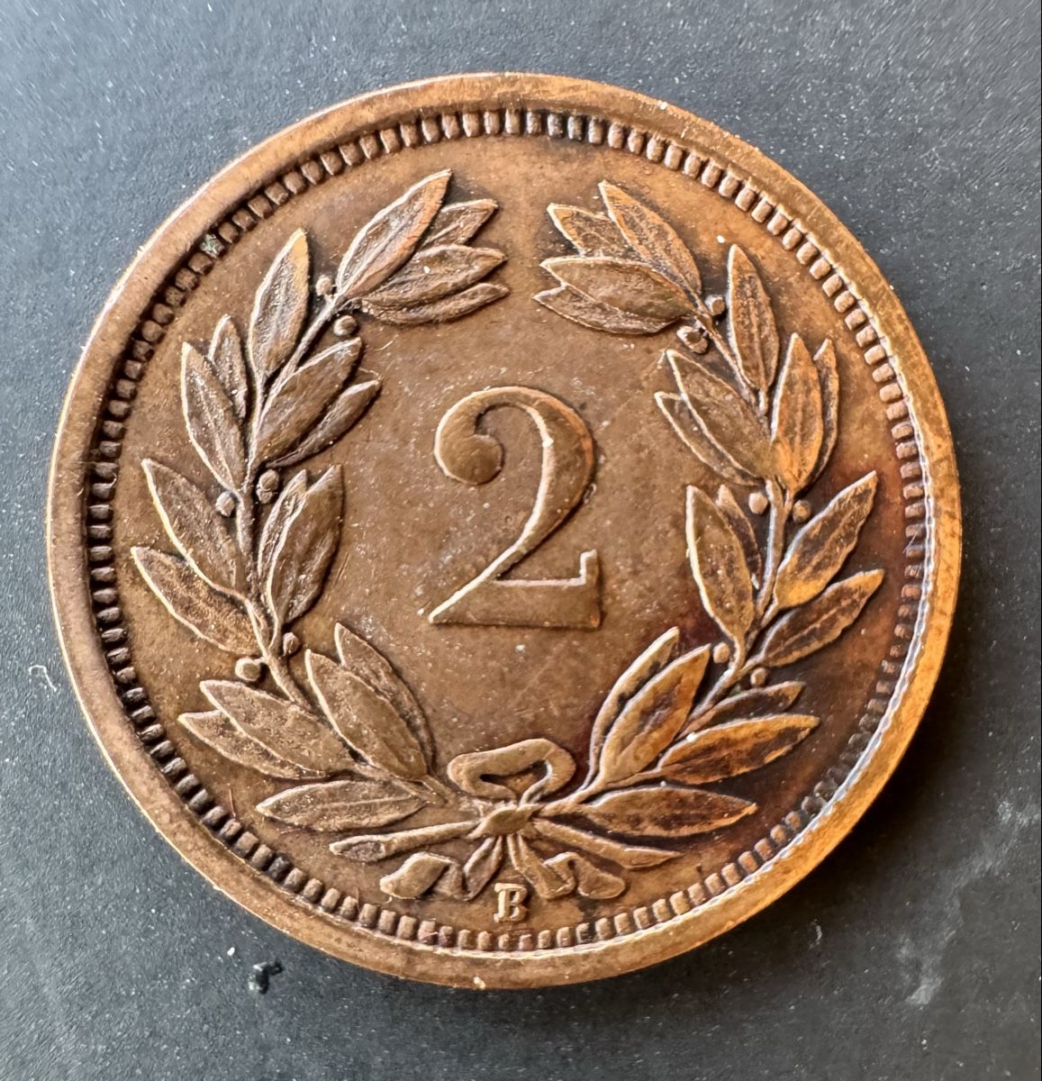 Alle Münzen: 2 Rappen 1925 – Gebraucht aus Meilen von coins4sale 1