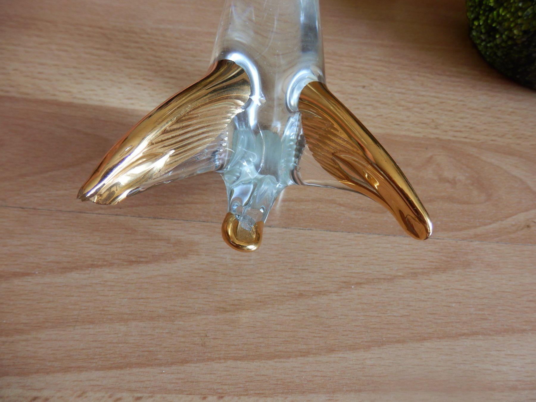 Statuette: Retro Designer Glasschwan mit Vergoldung... – Usato da Emmenbrücke venduto da Schubi1 4