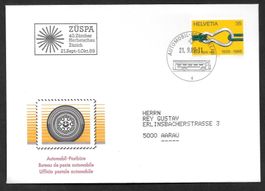Sonderbrief A. 1502 40. Züspa Zürich 21.9.-1.10.1989