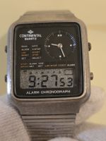 Montre digitale Continental Quartz Chronographe rare