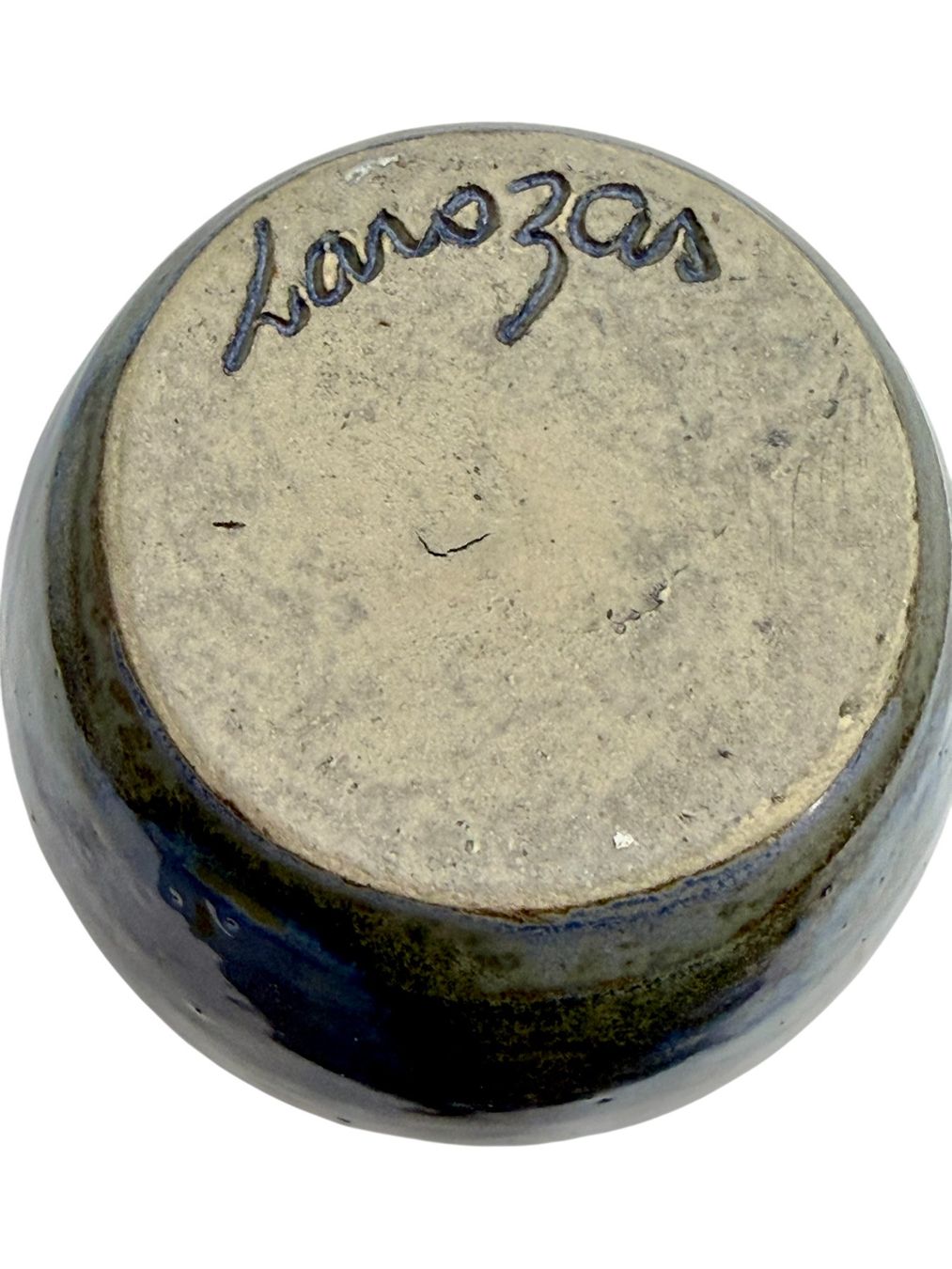 Vasi & Recipienti: Vase LAROZAS en céramique émaillée bleu – Usato da Morges venduto da Novantica 8