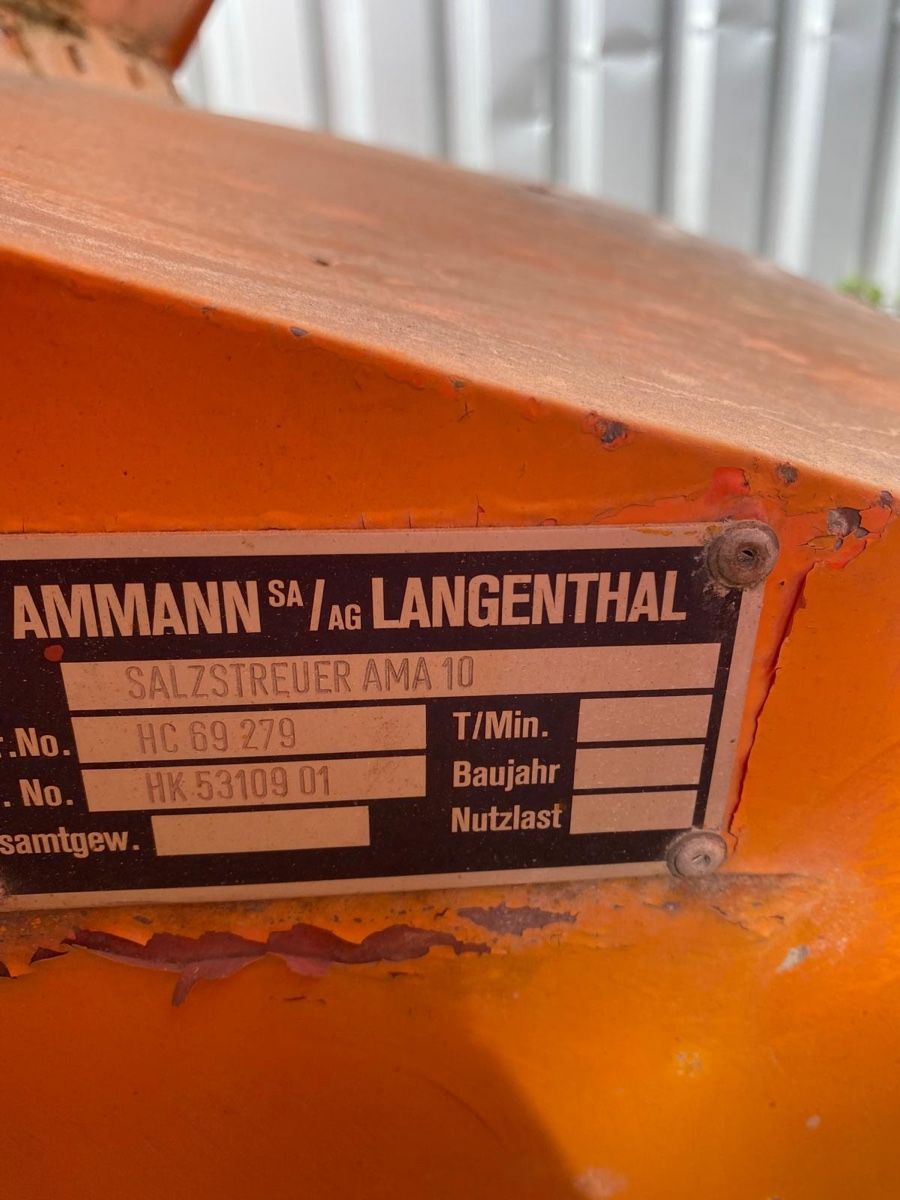 Alle Maschinen: Ammann Salzstreuer AMA 10 – Gebraucht aus Egg b. Zürich von SwissTradingAgency 2