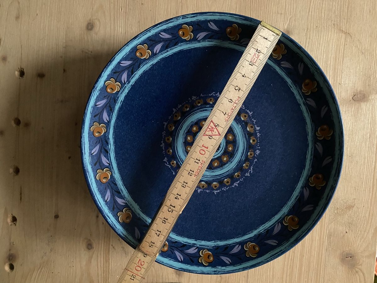 Geschirrsets: 6 Teller blau mit Blumenmuster – Gebraucht aus Thörishaus von luc_nsv9 1