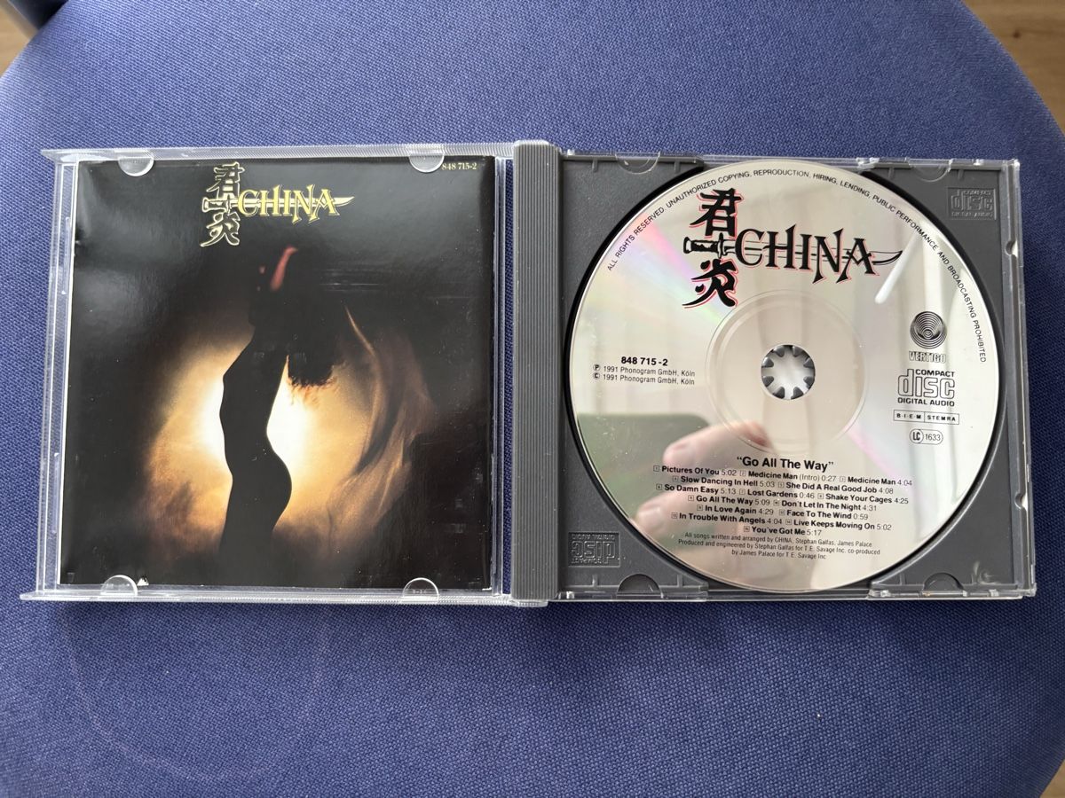 CD: 1 CD China** Go all the Way** – Usato da Volketswil venduto da Car6 2