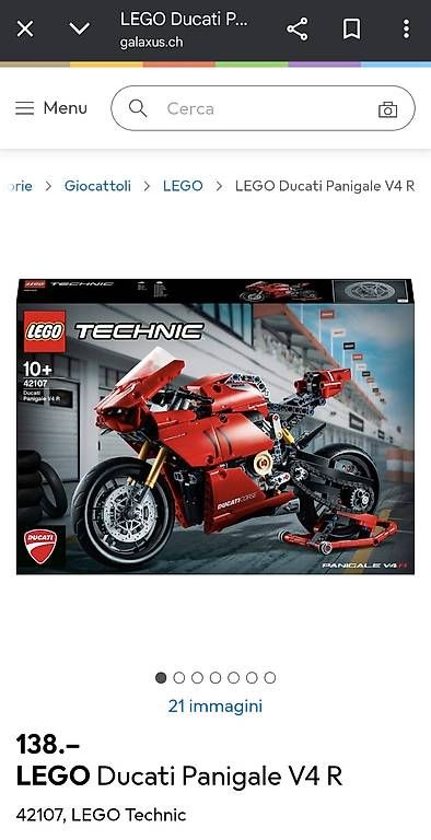 Lego Kit di costruzioni: Lego Ducati Pangiale V4 R – Nuovo (secondo la descrizione) da Waltenschwil venduto da Cassie11 1