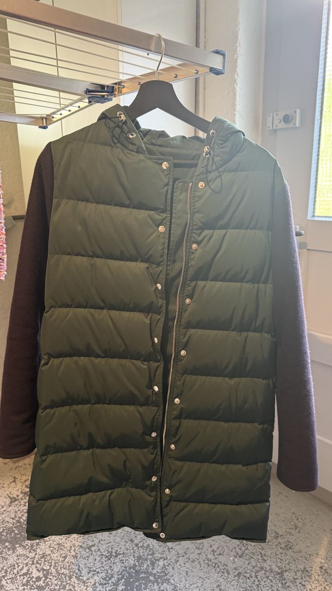 Lacoste Cappotti: Lacoste winter coat, size 38, dark green and blue – Usato da zug venduto da Inaar