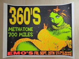 Frank Kozik '360's' Konzertplakat, original 1992, signiert