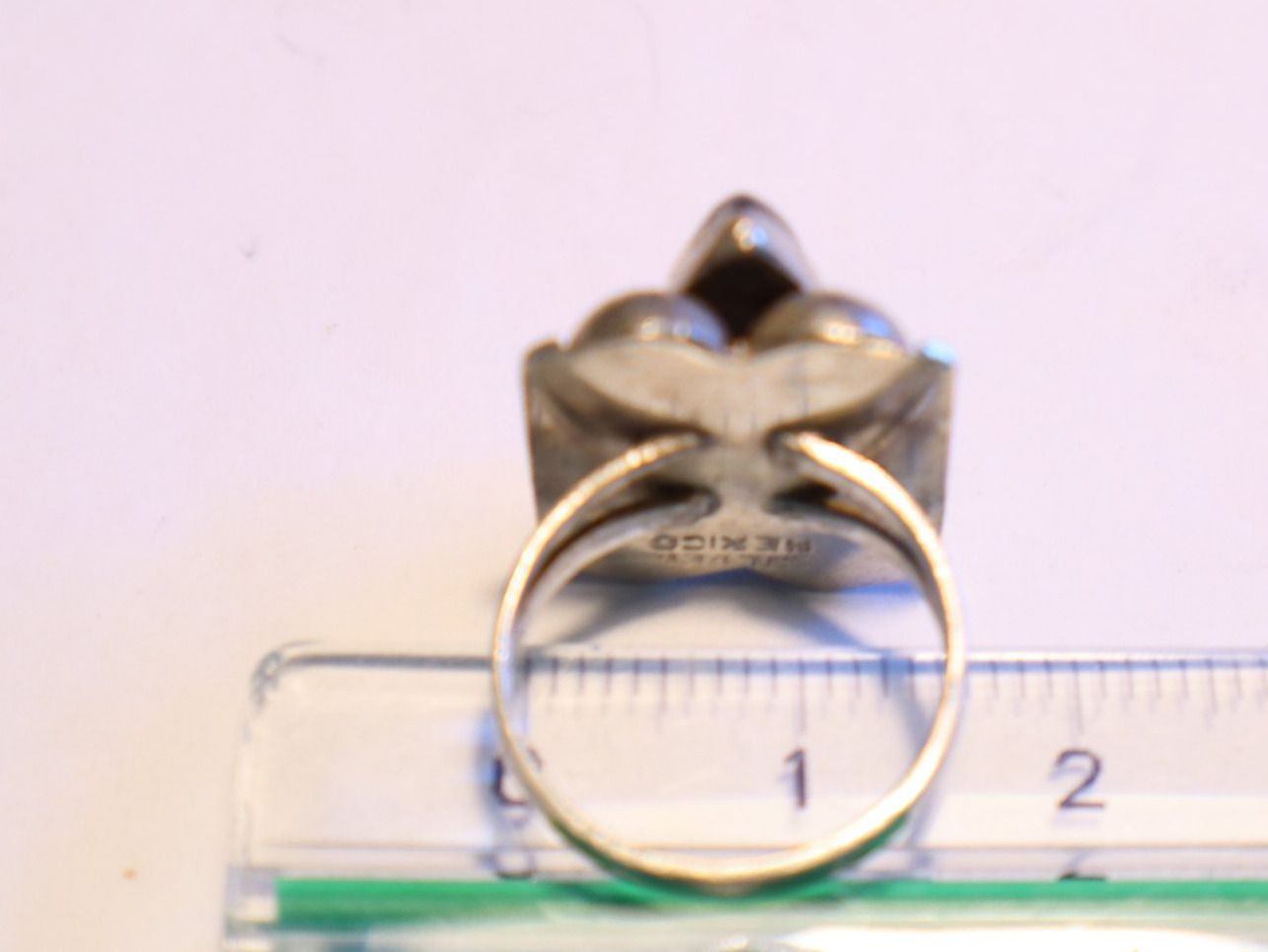 Ringe: Mexico Silber Damen Ring mit Onyx Edelstein Gr 47 – Gebraucht aus Baden von TellsKuchenhaus 7