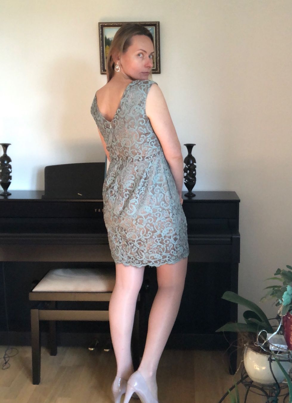 Vestiti: Elegantes Spitzenkleid, Grösse 38. – Usato da Wallisellen venduto da kar_6vlq 3