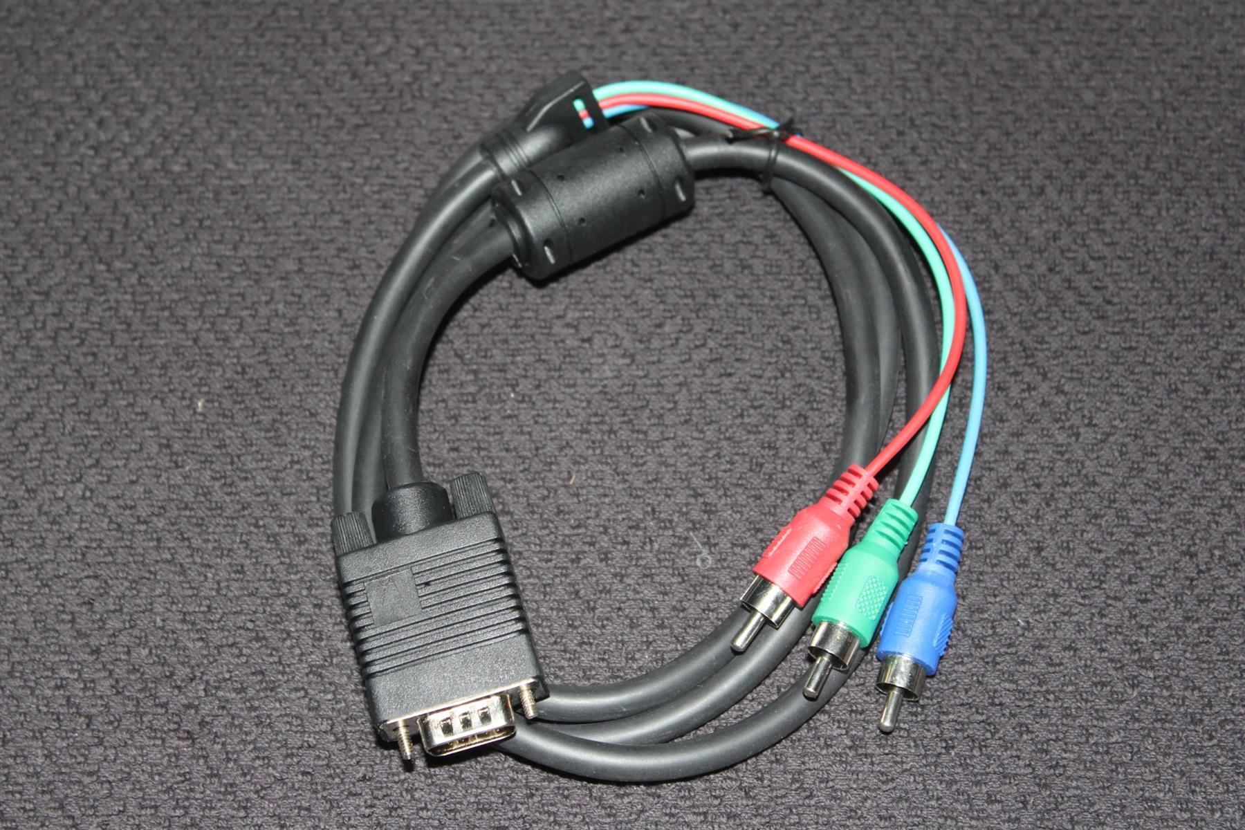 Cavi: Adapter VGA auf 3 Cinch RCA Stecker – Nuovo (secondo la descrizione) da Kirchdorf AG venduto da Apost008 1