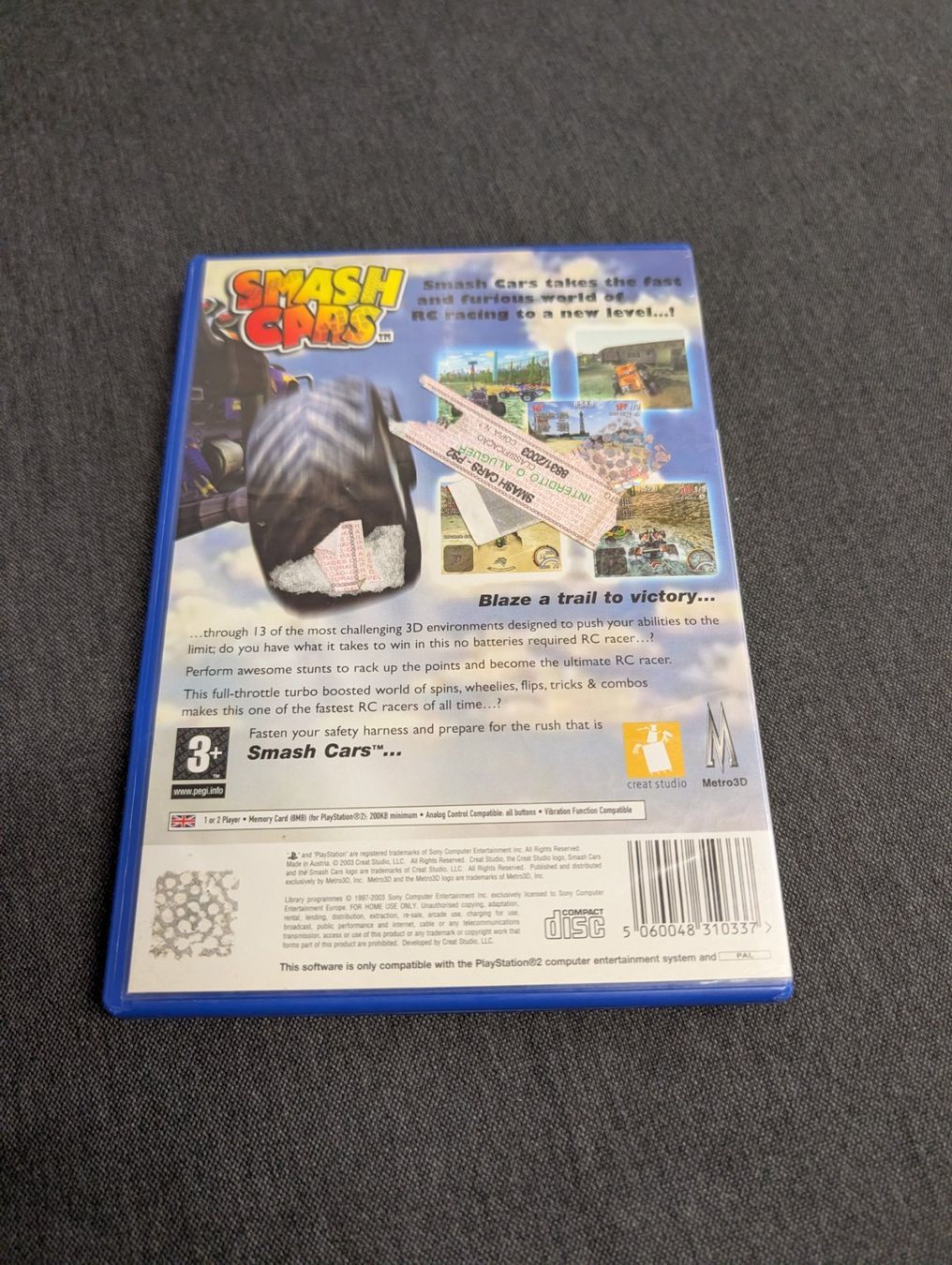 Giochi: Smash cars Sony playstation 2 – Usato da Giubiasco venduto da Ticinerd 1