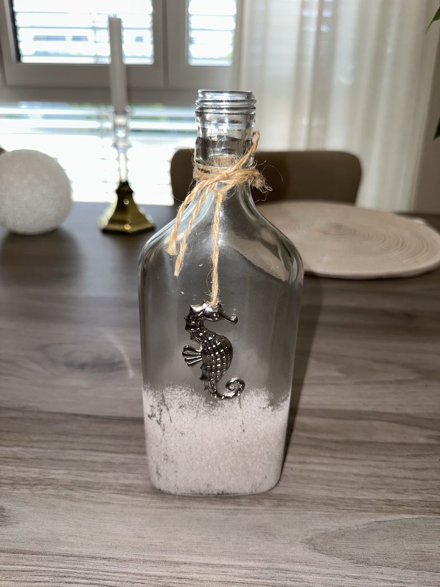 Tutte le decorazioni: Dekoflasche mit Seepferdchen und Sand maritim – Usato da Münchenbuchsee venduto da IleanaT 2