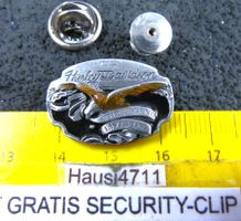 HARLEY DAVIDSON MOTOR-CYCLES THE LEGEND PIN MIT SECURITYCLIP