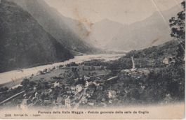 AK Coglio - Ferrovia Valle Maggia - Veduta generale 1908