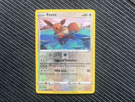 Pokemon Eevee Reverse Holo Shining Fates Englisch