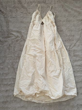 H&M Sommerkleid beige Grösse S guter Zustand