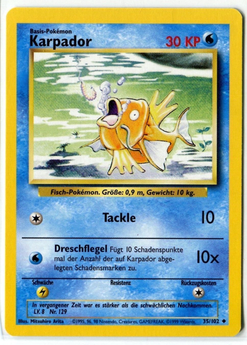 Pokémon Carte collezionabili: Karpador Basis Set 35/102 – Nuovo (secondo la descrizione) da Dornach venduto da Deco89
