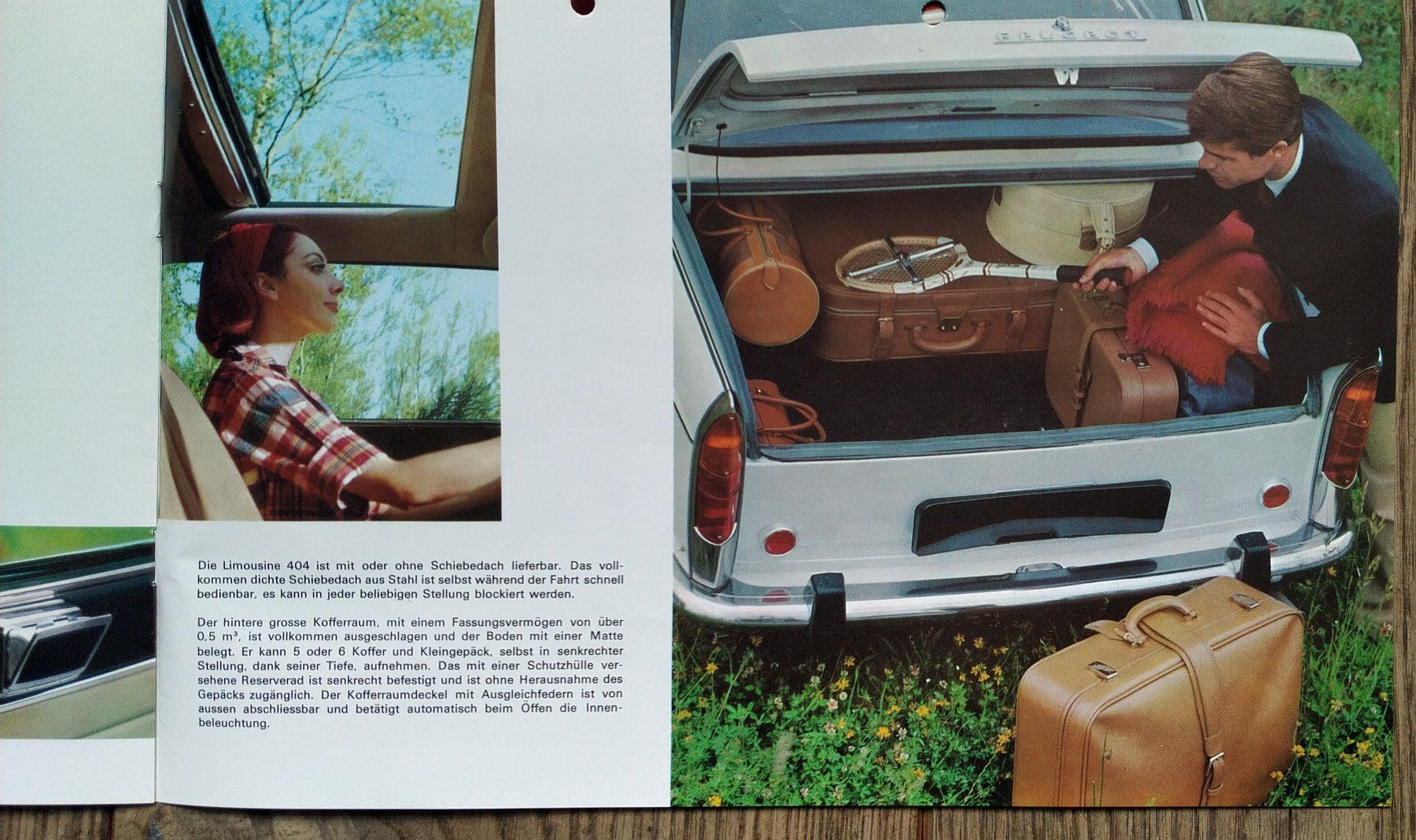 Peugeot Documenti: Peugeot 404 Prospekte – Usato da Safenwil venduto da efclassics 2