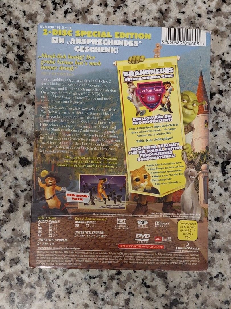 Alle DVDs: DVD Shrek 2 – Gebraucht aus Langendorf von MASENI25 1