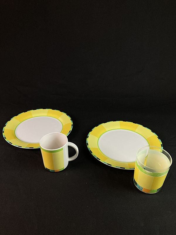 Set di piatti: BRUNNER | Camping-Geschirr | 15-teiliges Set – Usato da Wittenbach venduto da Restwert_St-Gallen 5