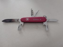 Victorinox Spartan Taschenmesser rot mit Gravur gebrauchter 