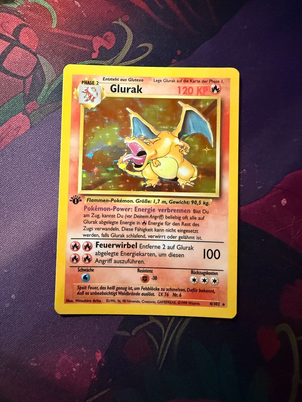 Pokémon Carte collezionabili: Glurak 1.Edition Holo Base Set - DE – Usato da Oberbüren venduto da wuna123