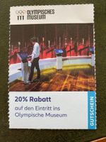 20% auf Eintritt ins Olympische Museum