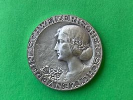 Schweizerische Schuetzenmedaille, Silber, im Etui