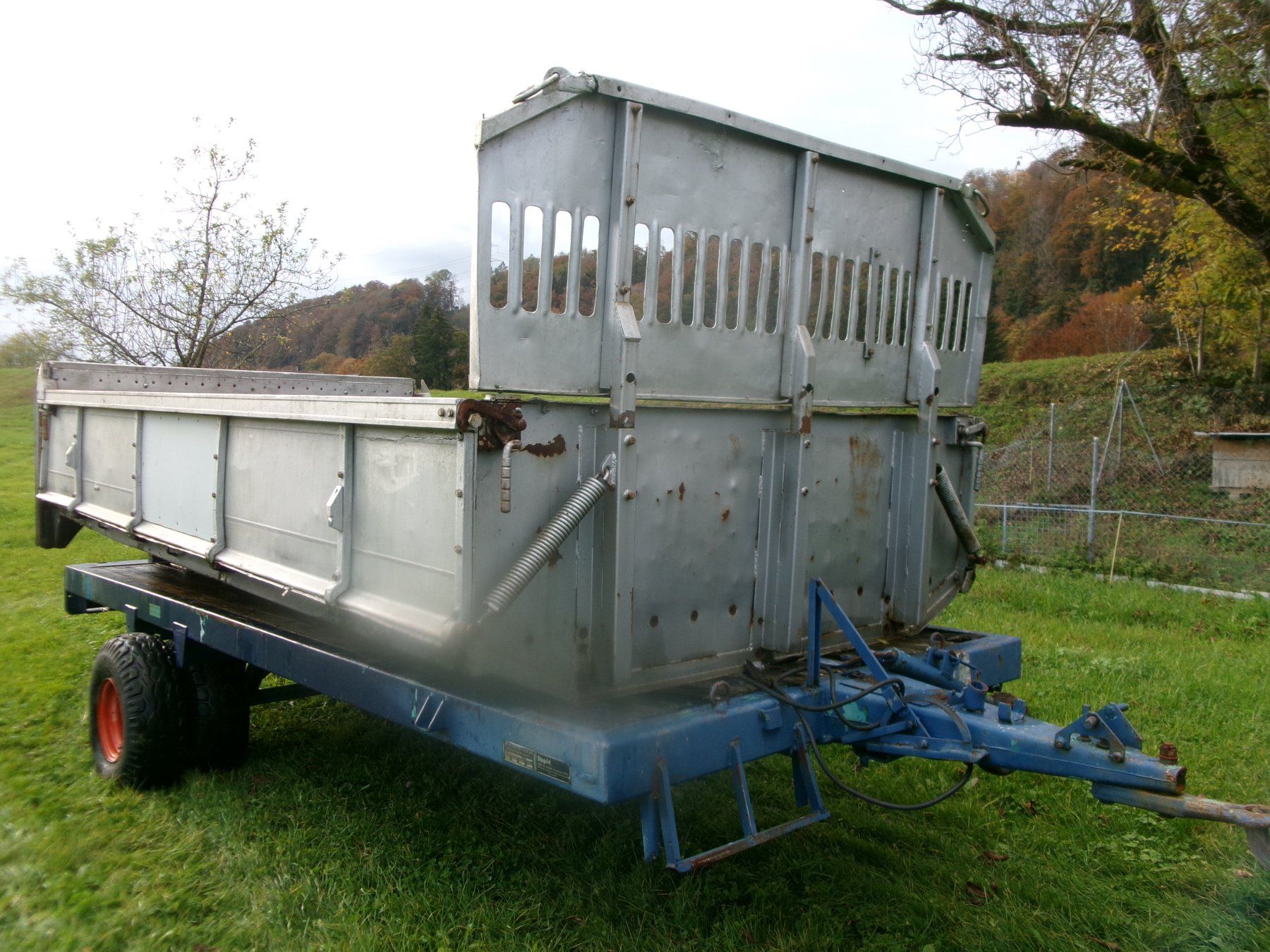Saurer Autocarri: Saurer 5 D  /  DM  -  Kipperbrücke – Usato da Eschenbach SG venduto da GM-29