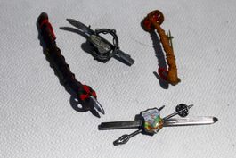 4x Vintage - ANSTECKNADELN, Alpinismus, Skifahren, Berge
