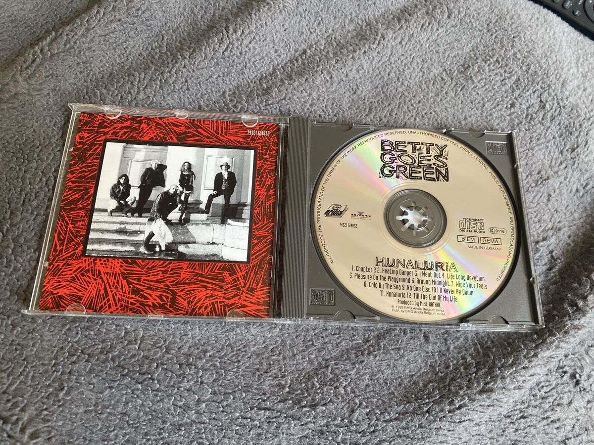 CD: Betty goes Green-Hunaluria CD – Usato da Liestal venduto da Stephanoceras1 2