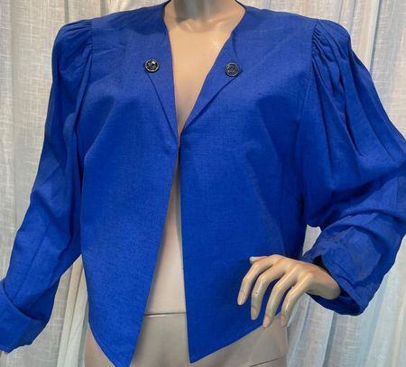 SOLA AUSTRIA: Edle Designer-Jacke blau Gr. 46