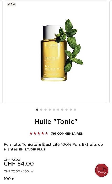 Gesichtspflege: Clarins huile tonic neuve  – Gebraucht aus Grand-Lancy von ssa_k59z